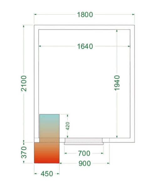 Камера холодильная Tefcold CRPF1821
