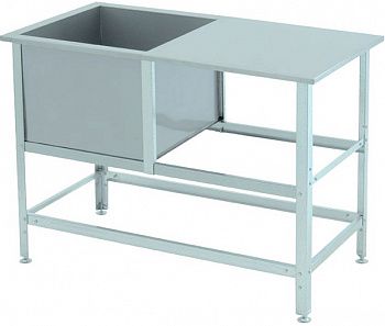 Ванна моечная Атеси ВМС-1/600 Алента со столом