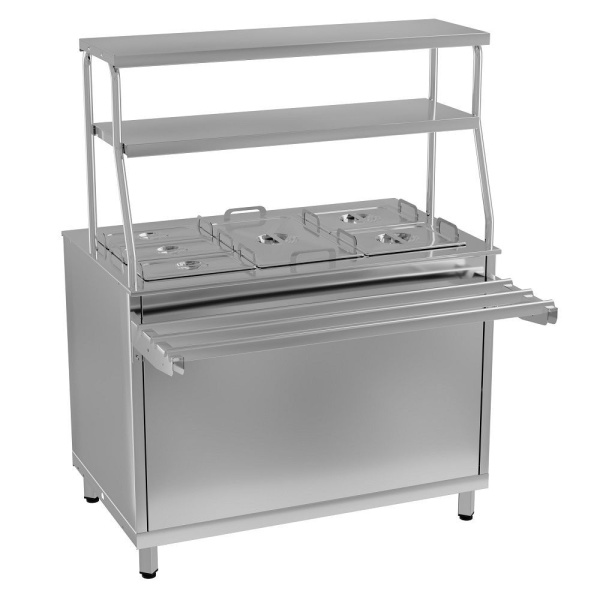 Мармит вторых блюд Gabino MM2V-10/7 cтолешница нерж