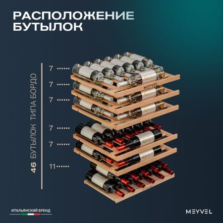 Винный шкаф Meyvel MV47PRO-KBB2