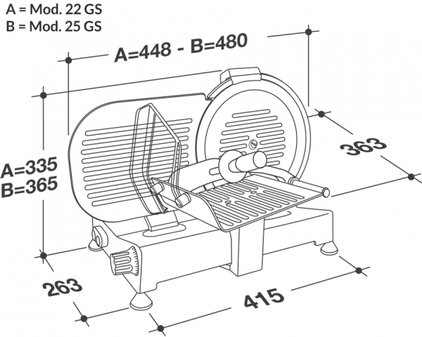 Слайсер RGV LUSSO 22 GS