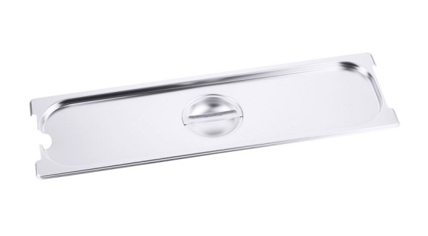 Крышка для гастроемкости Foodatlas GN-2/4 с отверстием для ложки