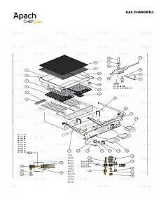 Деталировка Apach Chef Line SLLGG87CS