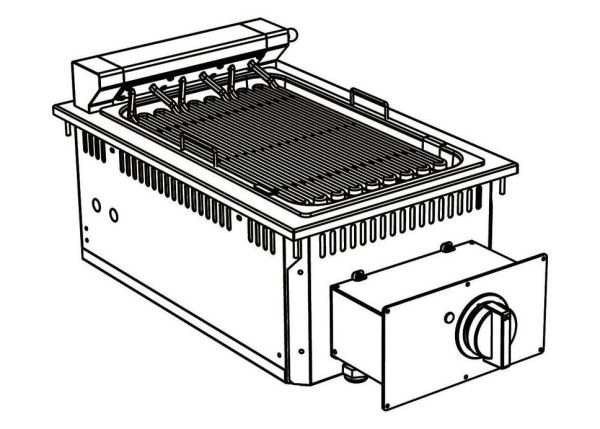 Гриль водяной Apach Chef Line SLDI7GE4