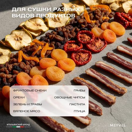 Дегидратор Meyvel MDH12-2S Black