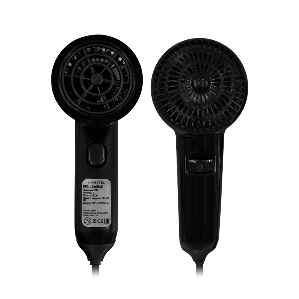 Фен настенный Meyvel MF3-1300 черный