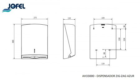 Диспенсер для салфеток JOFEL AH33000