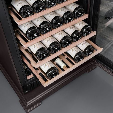 Шкаф винный Meyvel MV99PRO-KBT2 темный шоколад