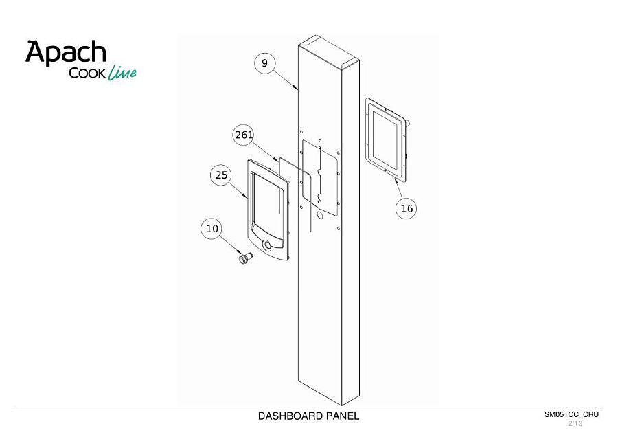 Деталировка Apach Cook Line AB5T