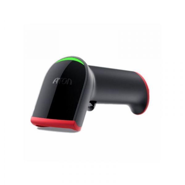 Сканер штрих-кода беспроводной Атол Impulse 12 BT 2D, Bluetooth, чёрный, без подставки