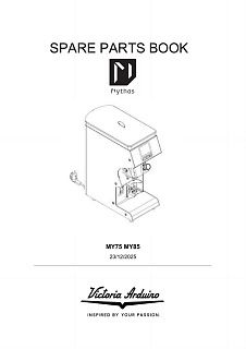 Деталировка Victoria Arduino Mythos MY (MY75, MY85, MYG75, MYG85)