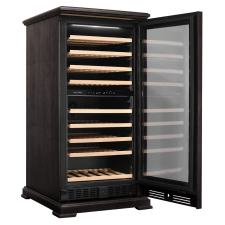 Шкаф винный Meyvel MV99PRO-KBT2 темный шоколад