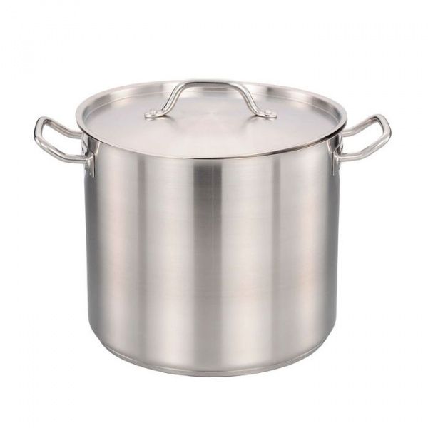 Кастрюля Indokor высокая с крышкой 34Х34см 30,9 л ZX-DST-34031