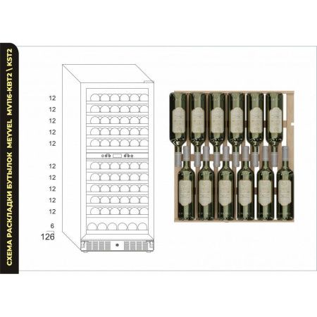 Шкаф винный Meyvel MV116-KBT2