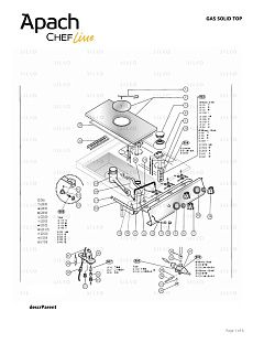 Деталировка Apach Chef Line SLRSTG89R2DXFG