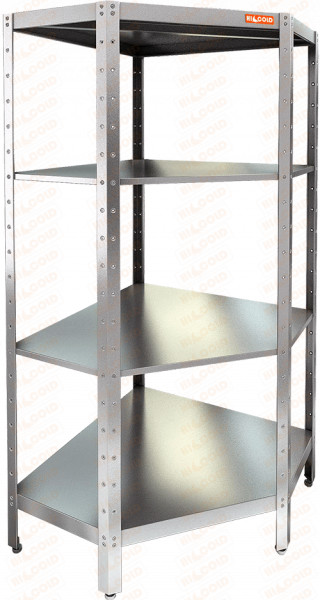 Стеллаж кухонный Hicold НСКУВ-4/6 угловой