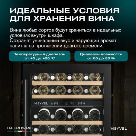 Винный шкаф Meyvel MV46PRO-KBT2 Спелая вишня