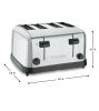 Тостер Waring WCT708E
