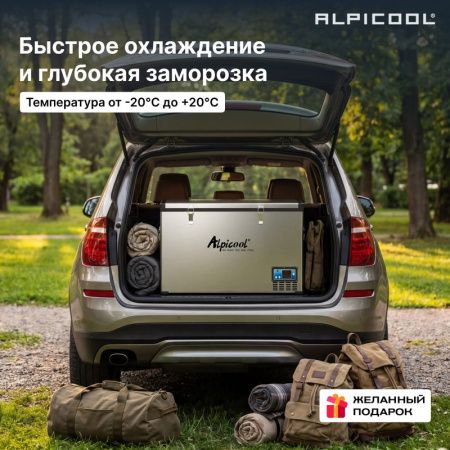 Холодильник автомобильный Alpicool BD110 (12/24)