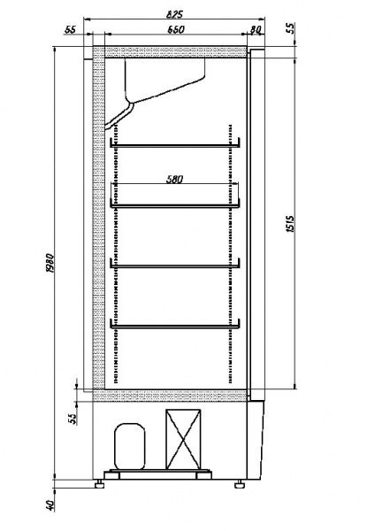 Шкаф холодильный Ариада R750MX