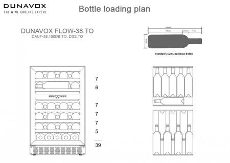 Шкаф винный Dunavox DAUF-38.100DSS