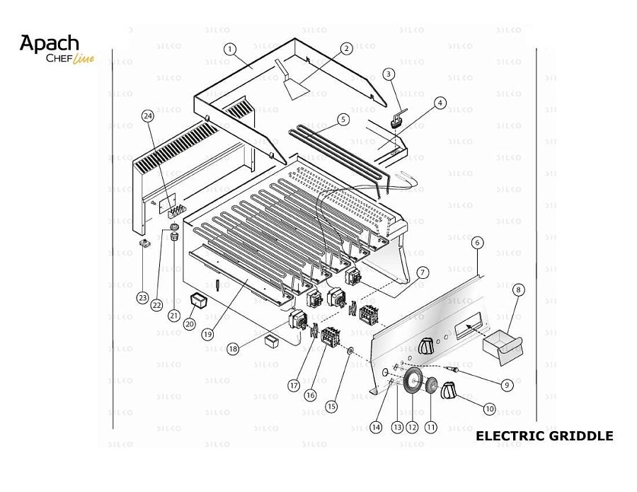 Деталировка Apach Chef Line SLFTE66CL