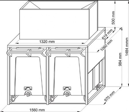 Бункер для льда NTF RB 280