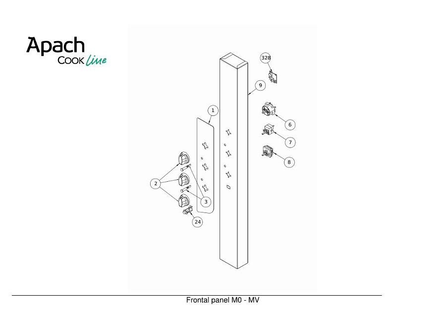 Деталировка Apach Cook Line AP10QM