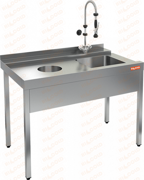 Стол для посудомоечной машины Hicold НСДПМ-12/7,4БЛ