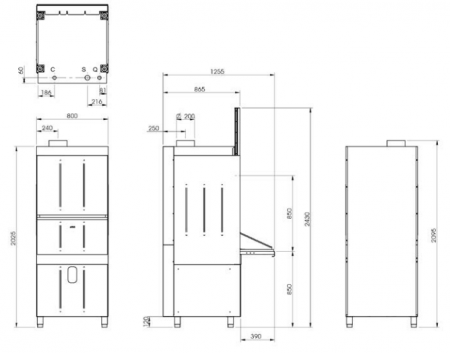 Котломоечная машина Smeg UW6070D
