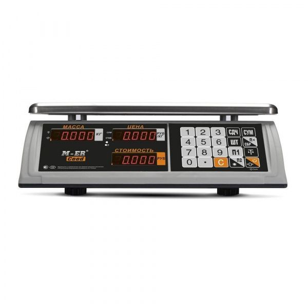 Весы торговые Mertech M-ER 327 AC-32.5 Ceed LED Белые