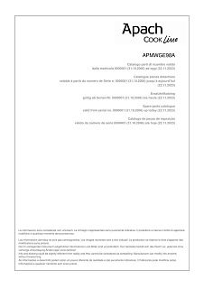 Деталировка Apach Cook Line APGEW-89P/PL