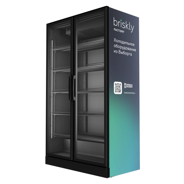 Шкаф холодильный Briskly Smart 11 серый