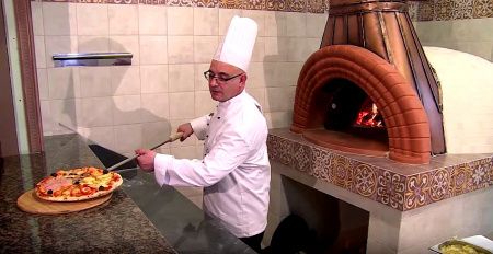 Печь для пиццы на дровах ALFA PIZZA SPECIAL PIZZERIA CORNICE 120