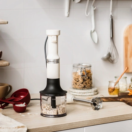 Блендер погружной KitchenAid 5KHBV83EAC Кремовый