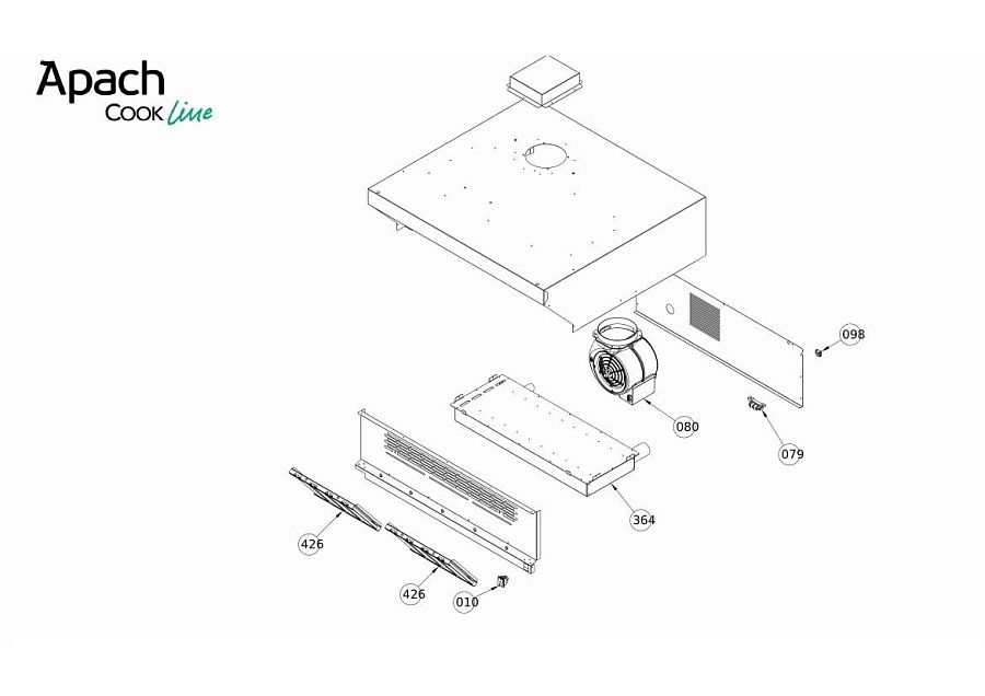 Деталировка Apach Cook Line H10SQA