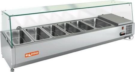 Витрина охлаждаемая для ингредиентов Hicold VRX 1500 1/3