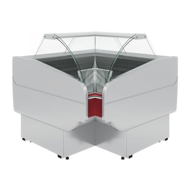 Витрина холодильная Carboma G120 VV-6 внутренний угол, динамика (3004)