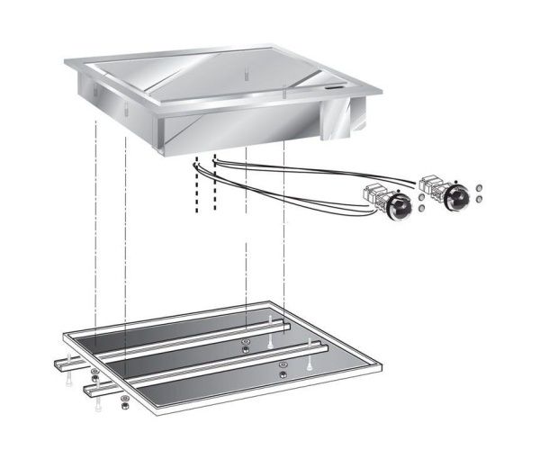 Поверхность жарочная Apach Chef Line SLDI6FTE6LSS