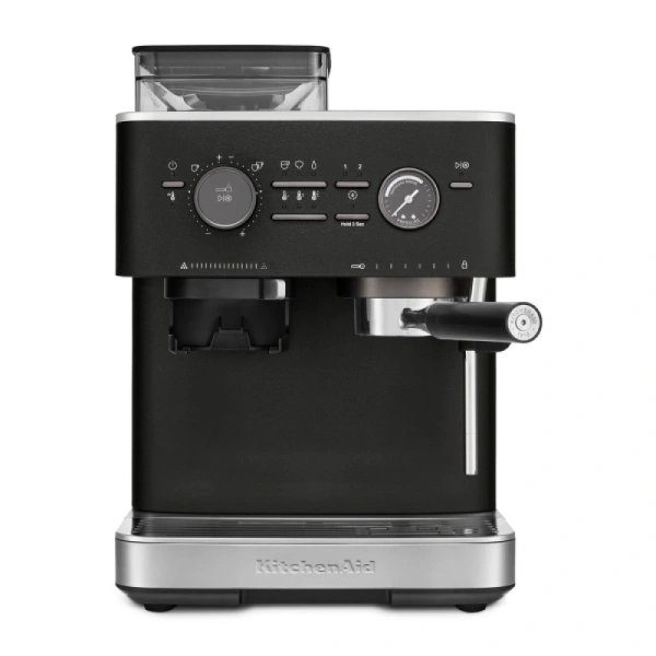 Полуавтоматическая кофемашина KitchenAid 5KES6551EBK черный чугун