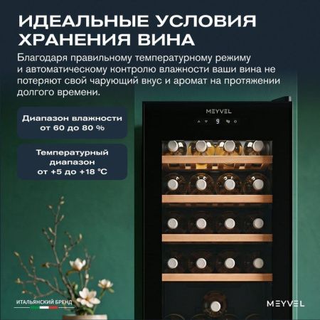 Винный шкаф Meyvel MV38-CBF1-Next