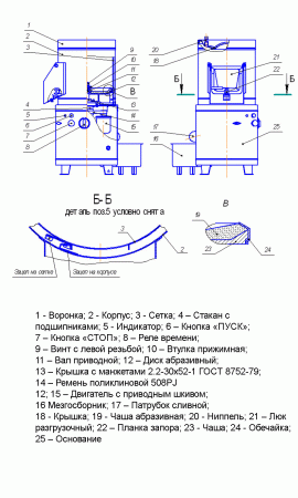 Картофелечистка Торгмаш Барановичи МОК-150У