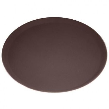 Поднос Maco JW-R1400CT-BR d35,5см коричневый