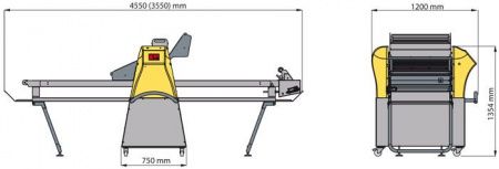 Тестораскатка Flamic FAST700P-2000
