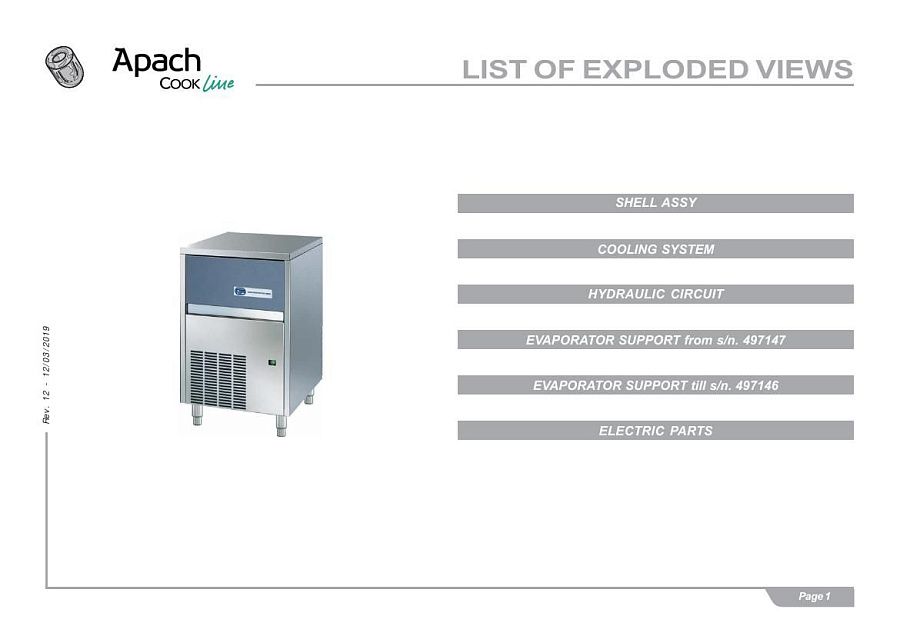 Деталировка Apach Cook Line AFB3815B