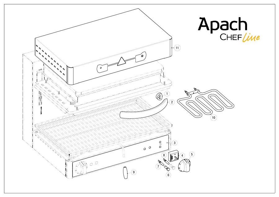 Деталировка Apach Chef Line GLGSE561M