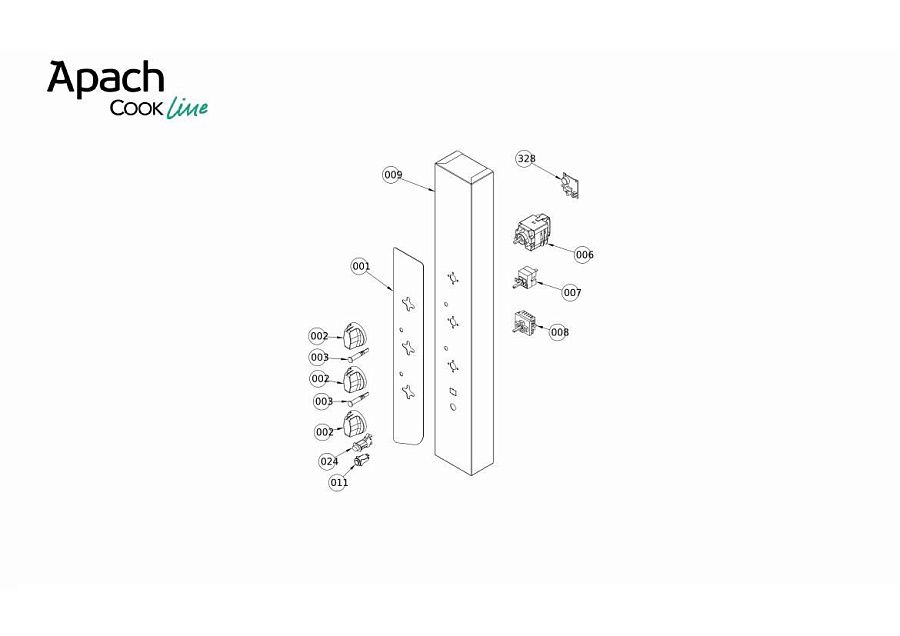Деталировка Apach Cook Line AP7QMG