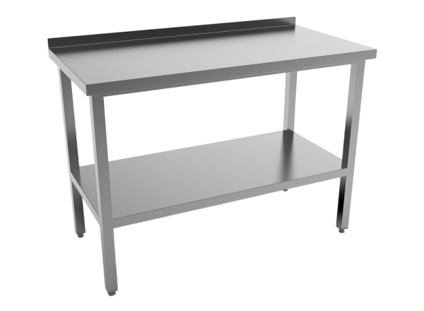 Стол разделочный MGsteel 70094 1000x600x870мм с бортом нерж.