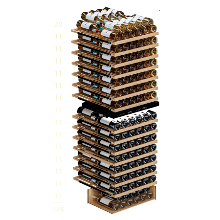 Шкаф винный Meyvel MV163PRO-KST2