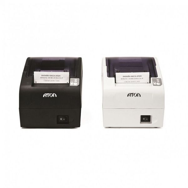 Фискальный регистратор Атол FPrint-22ПТК черный, Без ФН, USB, RS-232, Ethernet